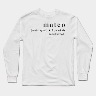 Mateo Long Sleeve T-Shirt